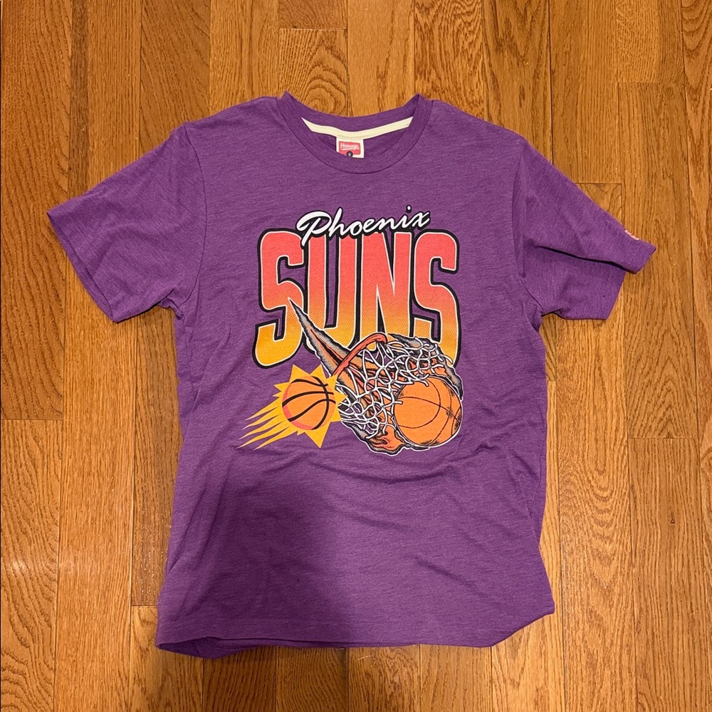 HOMAGE Purple Phoenix Suns Short Sleeve Tee